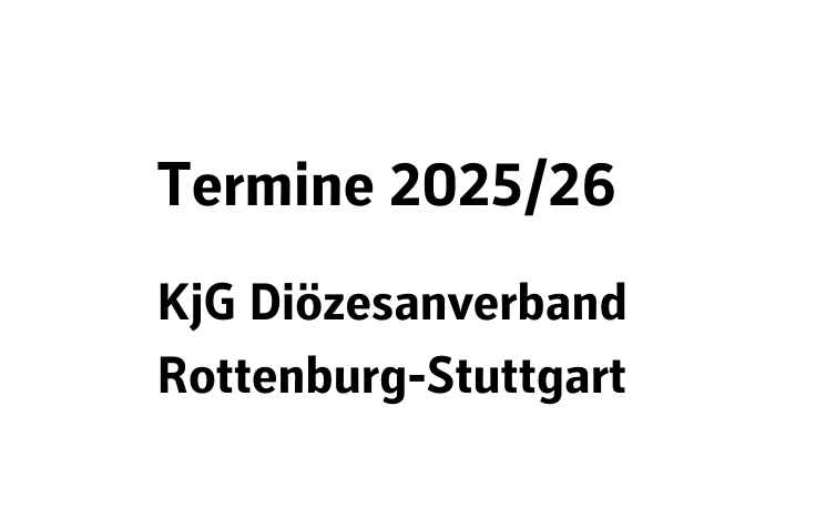 Mehr über den Artikel erfahren Termine 2025/26